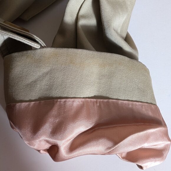 AQUASCUTUM Aqua 5 TRENCH coat MADE IN CANADA Sz 16 Sublime quality VINTAGE A GEM - Picture 16 of 16